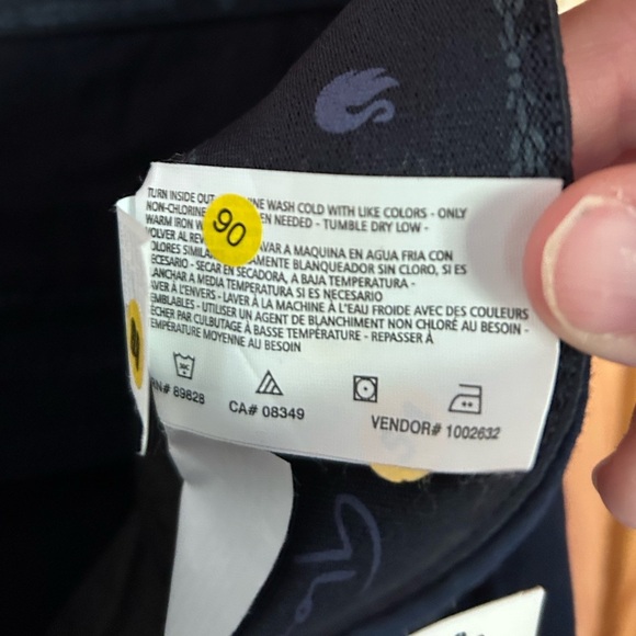 Gloria Vanderbilt Charlene Khaki Pants - Navy Blue - Size 18 Regular NWT - Picture 10 of 12